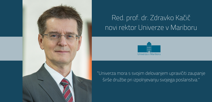 Red. prof. dr. Zdravko Kačič novi rektor Univerze v Mariboru