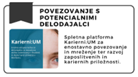 povezovanje s potencialnimi delodajalci