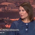 Prof. dr. Aleš Ferčič in asist. dr. Petra Weingerl v pogovorni oddaji Tv Maribor -  Omizje: Evropa danes - Slika 2