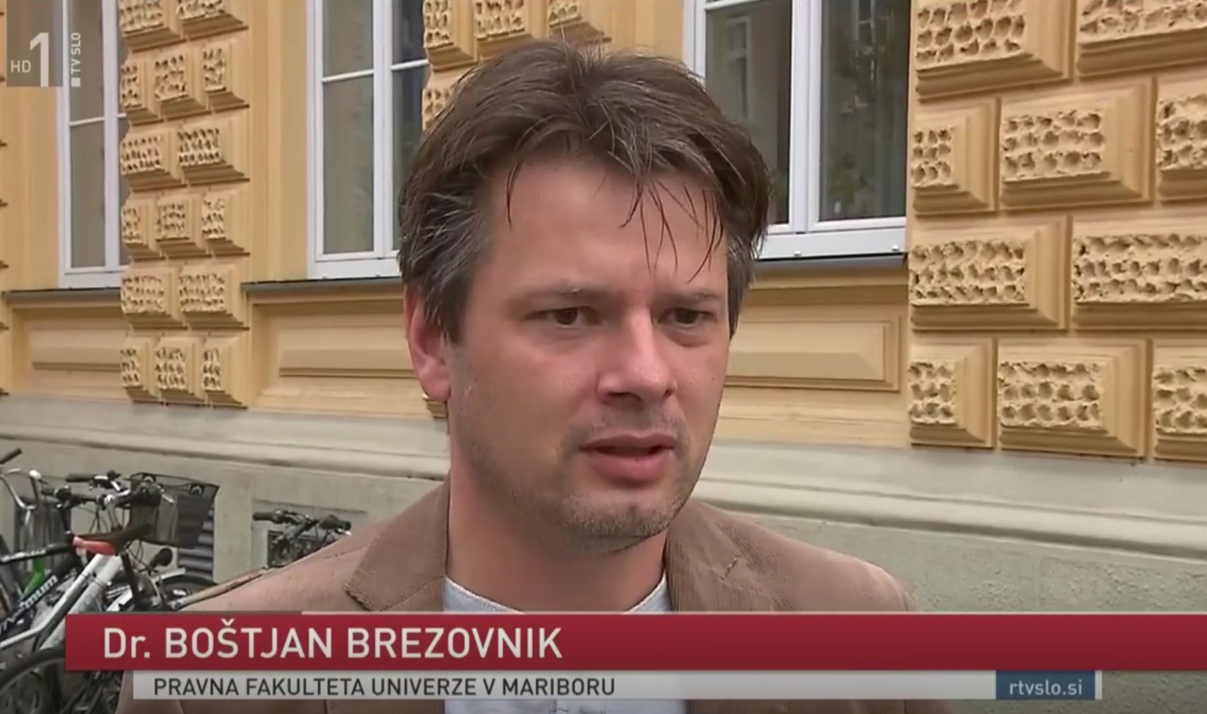 Prof. dr. Boštjan Brezovnik v Odmevih, 17. oktobra 2018
