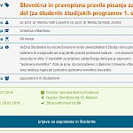 Vabljeni k prijavi: Slovnična in pravopisna pravila pisanja zaključnih del - Slika 1