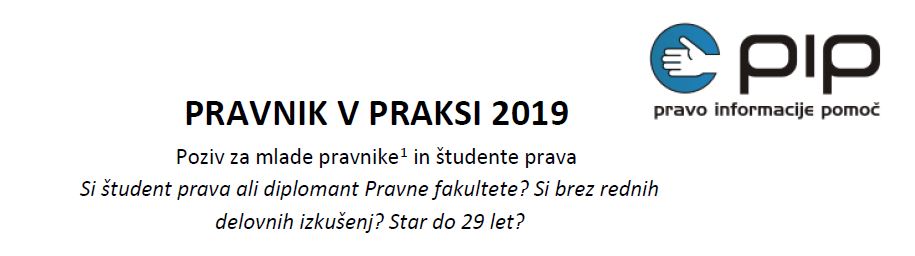 Pravnik v praksi 2019