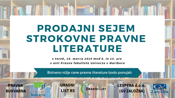 Prodajni sejem strokovne pravne literature Prodajni sejem strokovne pravne literature