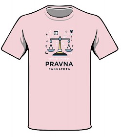 MAJICA KRATKI ROKAV v roza barvi