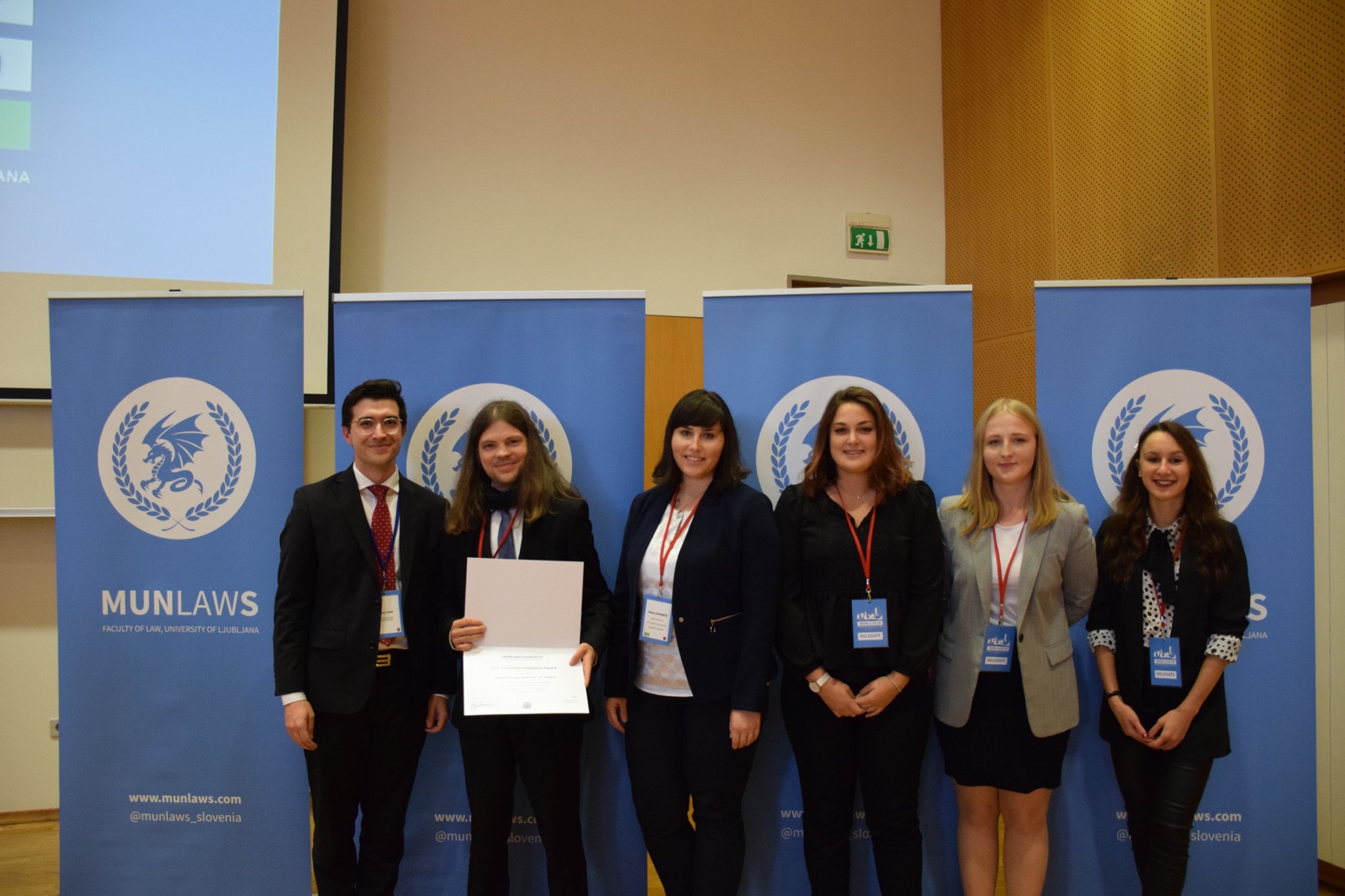 Študenti Pravne fakultete Univerze v Mariboru so se med 1. in 3. novembrom 2019 udeležili tekmovanja MUNLawS