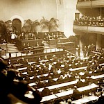 Prvo zasedanje Društva narodov v Ženevi; Foto: Fridtjof Nansen bildearkiv