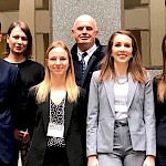 Utrinki ekipe naše fakultete iz European Friendly Rounds tekmovanja Philip C. Jessup International Law Moot Court Competition v Pragi - Slika 2