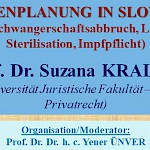 Izr. prof. dr. Suzana Kraljić izvedla on-line predavanje na temo »Familienplannung in Slowenien« - Slika 1