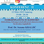 Izr. prof. dr. Suzana Kraljić izvedla on-line predavanje na temo »Familienplannung in Slowenien« - Slika 2