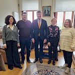 Na sprejemu pri prof. dr. Faruku Keremu GIRAYU, prodekanu PF University Istanbul