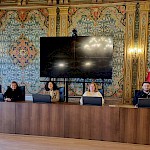 Na fotografiji skupaj z assis. Res. Feyzo Eren SAYAN in doktorskim študentom Esadom