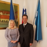 Obisk dekana Pravne fakultete Iustinianus Primus v Skopju - Slika 1