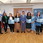 Varuh človekovih pravic je podelil priznanje za drugo mesto v kategoriji magistrskih nalog magistrantki Sanji Čahuk - Slika 4