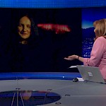 Prof. dr. Janja Hojnik v Odmevih  o prenovi pravil o migracijah in azilu v EU-ju, 10. aprila 2024 - Slika 1