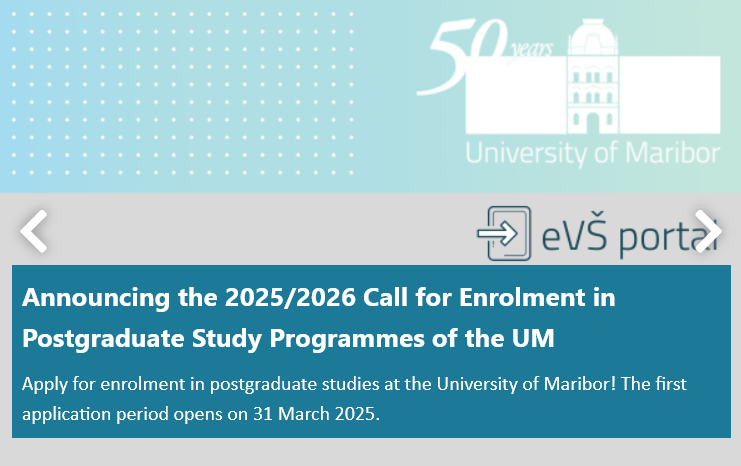Announcing the 2025/2026 Call for Enrolment in Postgraduate Study Programmes of the UM