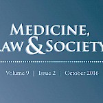 Odsek naslovnice revije Medicine, Law & Society