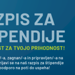 Odsek infografike Razpis za štipendije