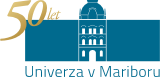 Logotip 50 let Univerza v Mariboru