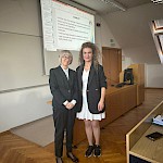 Prof. dr. Darja Senčur Peček in prof. dr. Christine Ghazaryan