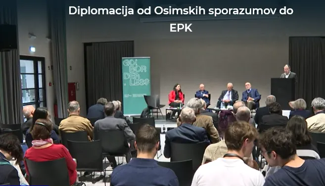 Diplomatski dogodek o slovensko-italijanskih odnosih v luči 50. obletnice Helsinške listine in kasnejših Osimskih sporazumov; na fotografiji prof. dr. Janja Hojnik s Pravne fakultete UM skrajno levo Diplomatski dogodek o slovensko-italijanskih odnosih v luči 50. obletnice Helsinške listine in kasnejših Osimskih sporazumov; na fotografiji prof. dr. Janja Hojnik s Pravne fakultete UM skrajno levo