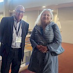 Predsednik univerze prof. dr. Philippa Roingearda z red. prof. dr. Vesno Rijavec