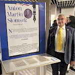 Izr. prof. dr. Borut Holcman na otvortivi razstave