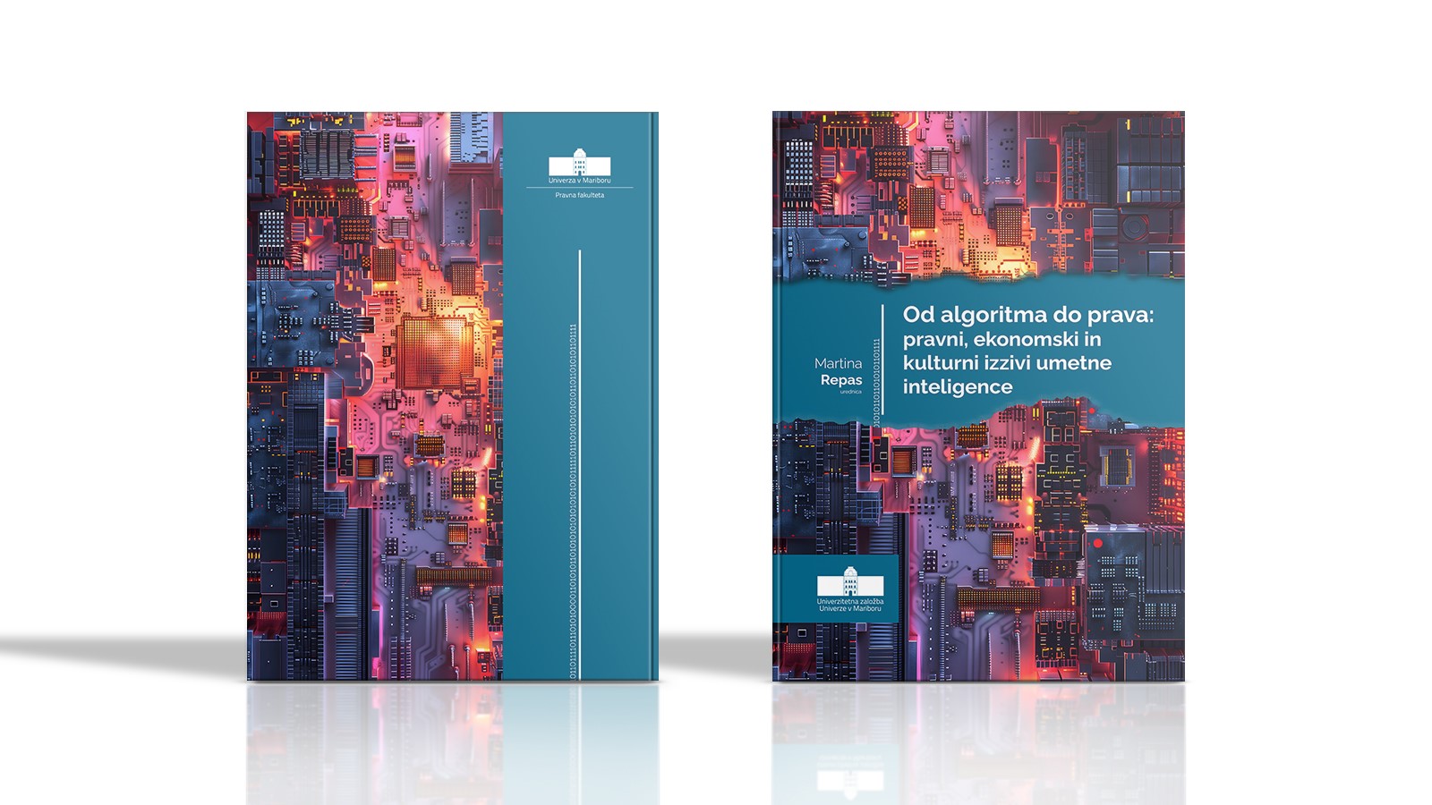 Naslovnica elektronske publikacije Od algoritma do prava: Pravni, ekonomski in kulturni izzivi umetne inteligence