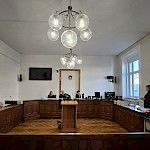 Fotografija polfinala na Okrožnem sodišču v Mariboru