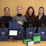 Zmagovalna ekipa Nika Krstič, Altima Lami, Iva Pavlić, Saška Ridl