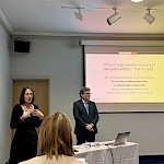 Prof. dr. Marta Requejo Isidro in prof. dr. dr. h.c. mult. Burkhard Hess