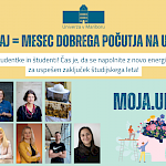 Infografika Maj=mesec dobrega počutja na UM