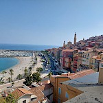 Pogled na mesto Menton