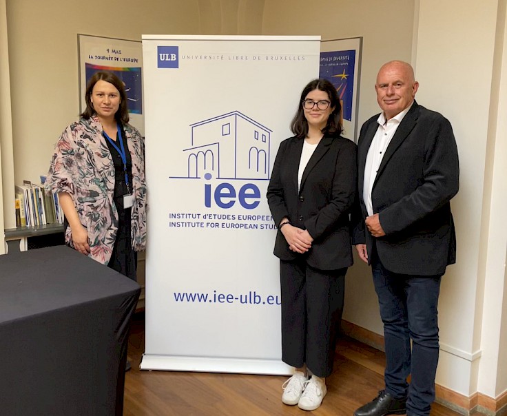 Prof. Dr. Matjaž Tratnik, Assoc. Prof. Dr. Petra Weingerl and Asst. Živa Šuta lectured at the international scientific conference IDEAS24 in Brussels Prof. Dr. Matjaž Tratnik, Assoc. Prof. Dr. Petra Weingerl and Asst. Živa Šuta lectured at the international scientific conference IDEAS24 in Brussels