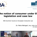 Assoc. Prof. Dr. Petra Weingerl lectured at the ERA - Academy of European Law (ERA) Summer School - Slika 1