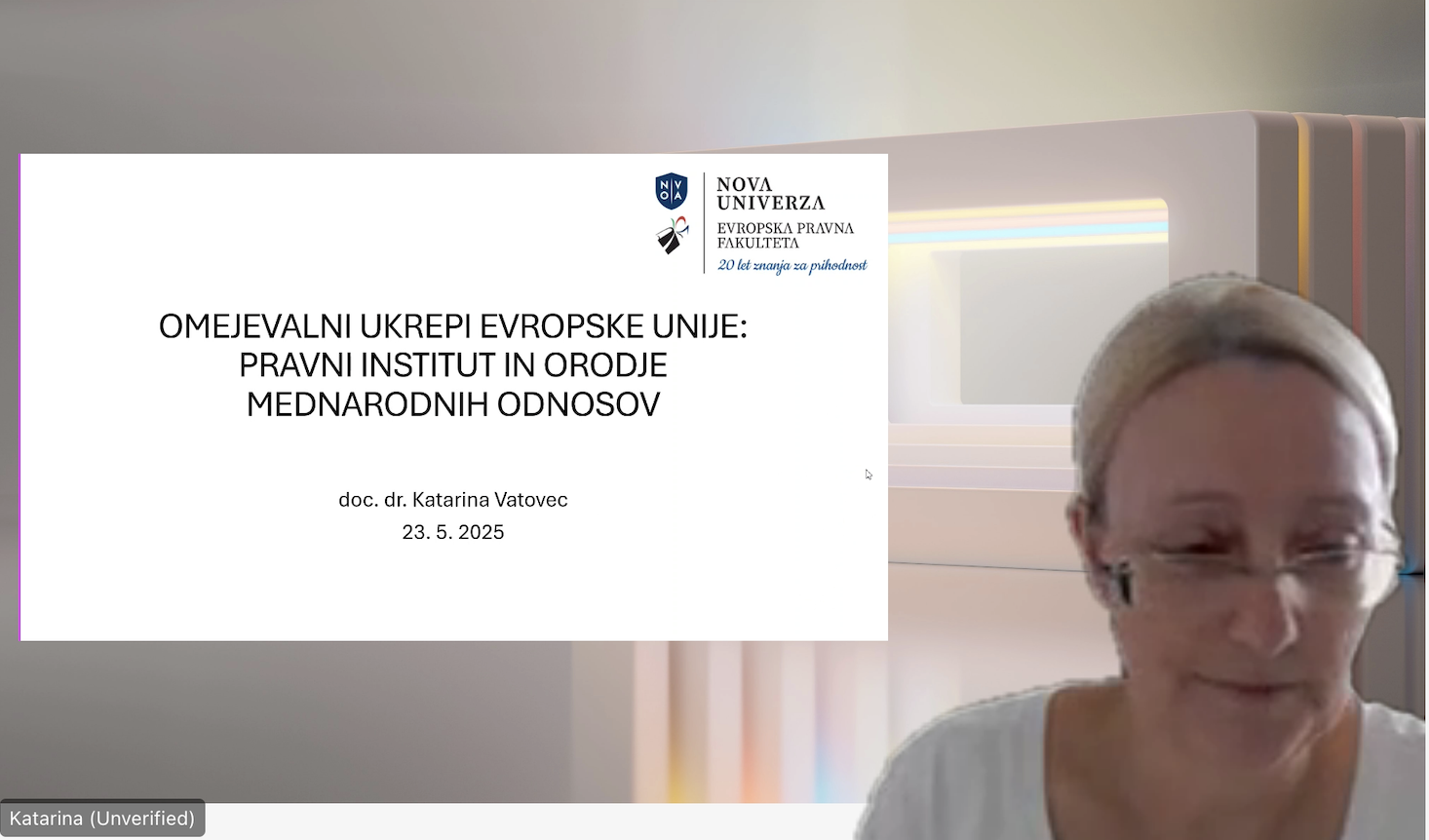 Guest Lecture by Dr. Katarina Vatovec Guest Lecture by Dr. Katarina Vatovec
