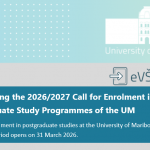 Announcing the 2026/2027 Call for Enrolment in Postgraduate Study Programmes of the UM - Slika 1