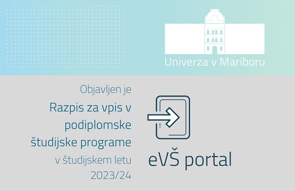 razpis za vpis v podiplomske študijske programe v študijskem letu 2023/24. Povezava celotnega članka.